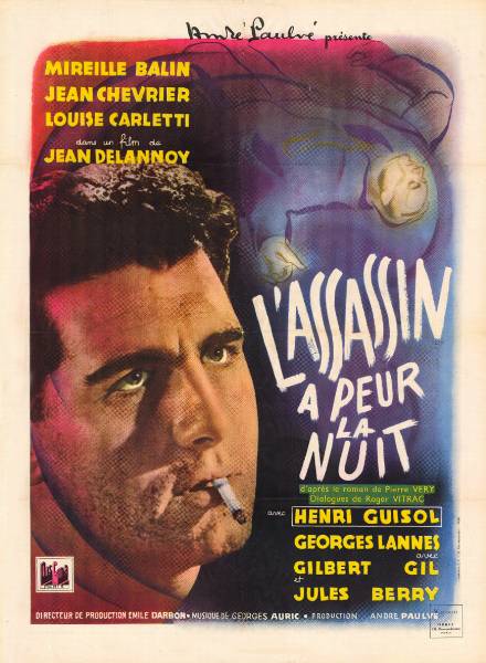 Repro 30x40cm - ASSASSIN A PEUR LA NUIT (l') - Française