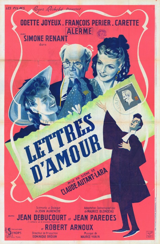 Repro 30x40cm - LETTRES D'AMOUR - Française