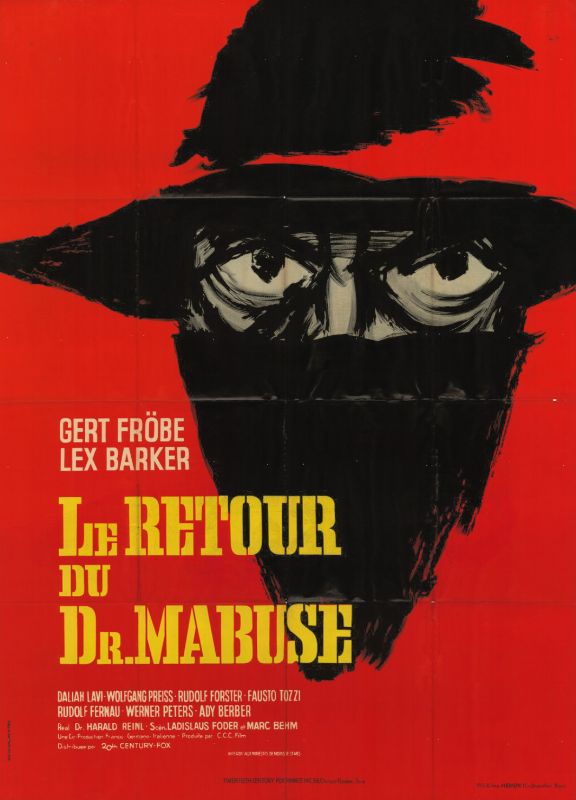 Affiche - RETOUR DU DOCTEUR MABUSE (le) - 120x160cm