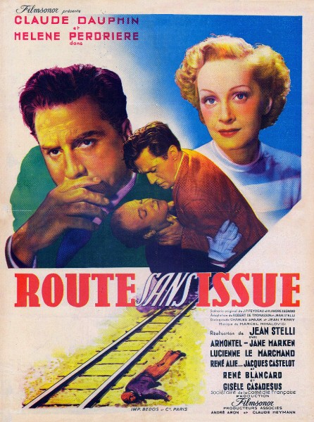 Repro 30x40cm - ROUTE SANS ISSUE - Française