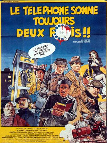 Affiche - TELEPHONE SONNE TOUJOURS DEUX FOIS (le) - 120x160cm