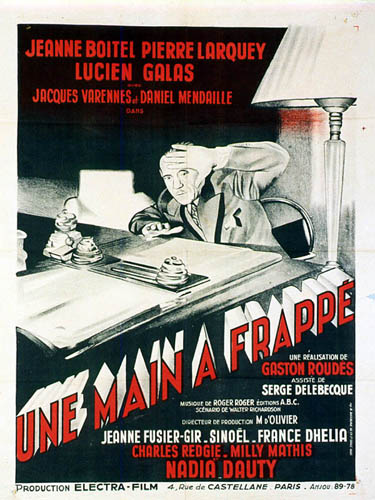 Repro 30x40cm - UNE MAIN A FRAPPE - Française