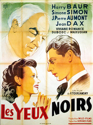 Affiche - YEUX NOIRS (les) - Ressortie 120x160cm