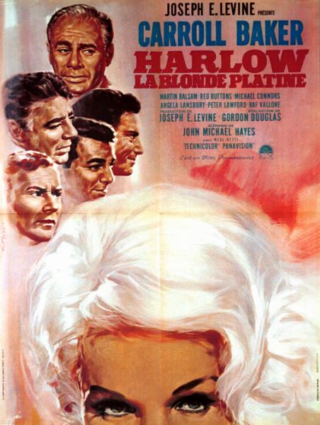 Affiche - HARLOW LA BLONDE PLATINE - 60x80cm