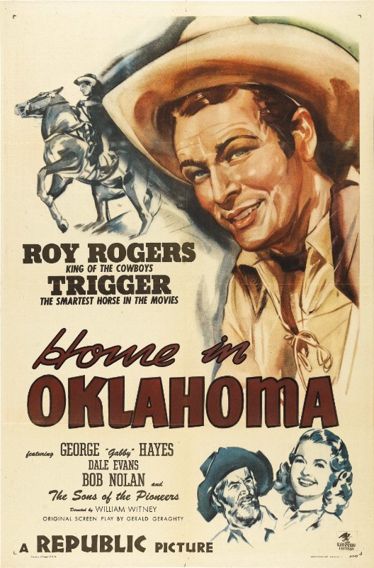 Repro 30x40cm - HOME IN OKLAHOMA - U.S.