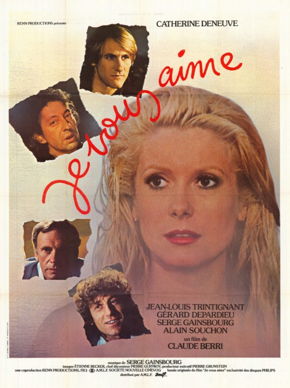 Affiche - JE VOUS AIME - 120x160cm