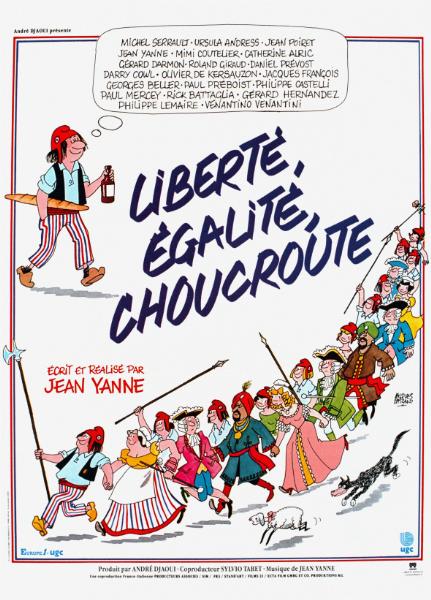 Affiche - LIBERTE, EGALITE, CHOUCROUTE - 120x160cm