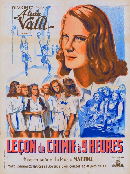 Affiche - LECON DE CHIMIE A 9 HEURES - 60x80cm