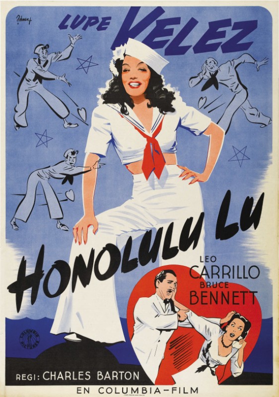 Repro 30x40cm - HONOLULU LU - Suédoise