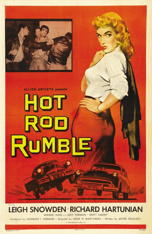Repro 30x40cm - HOT ROD RUMBLE - U.S.