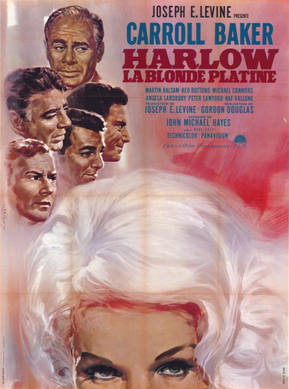 Affiche - HARLOW LA BLONDE PLATINE - 120x160cm