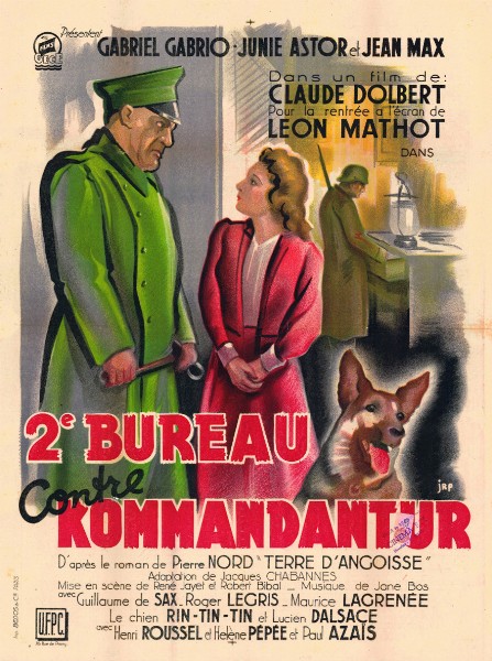 Repro 30x40cm - DEUXIEME BUREAU CONTRE KOMMANDANTUR - Française