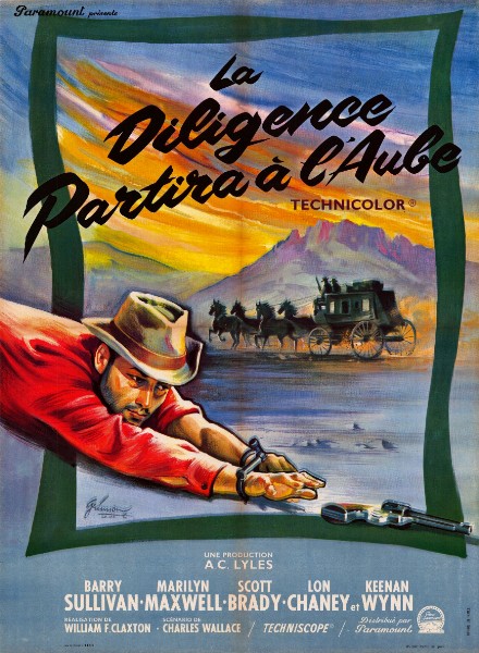 Affiche - DILIGENCE PARTIRA A L'AUBE (la) - 60x80cm