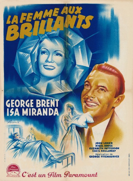 Affiche - FEMME AUX BRILLANTS (la) - 60x80cm