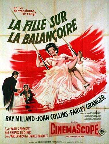 Affiche - FILLE SUR LA BALANCOIRE (la) - 120x160cm