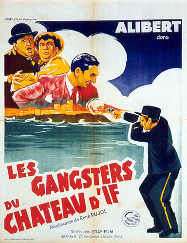 Repro 30x40cm - GANGSTERS DU CHATEAU D'IF (les) - Française