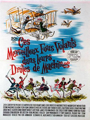 Affiche - CES MERVEILLEUX FOUS VOLANTS - 60x80cm