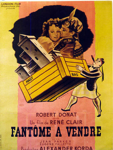Affiche - FANTOME A VENDRE - Ressortie 120x160cm