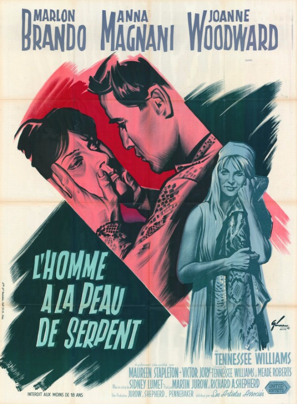 Affiche - HOMME A LA PEAU DE SERPENT (l') - 120x160cm