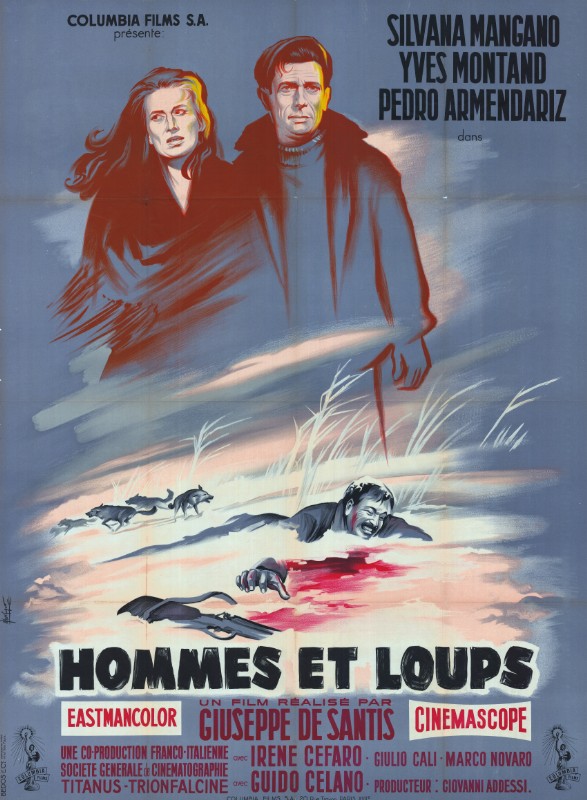 Affiche - HOMMES ET LOUPS - 120x160cm