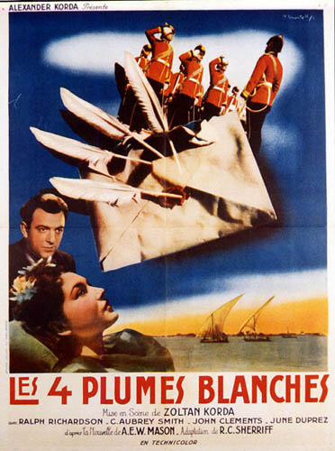Affiche - 4 PLUMES BLANCHES (les) - 60x80cm