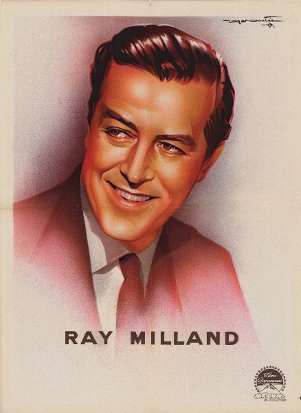 Repro 30x40cm - RAY MILLAND - Française