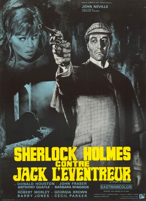 Affiche - SHERLOCK HOLMES CONTRE JACK L'EVENTREUR - 60x80cm