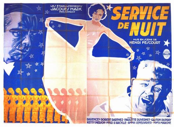 Affiche - SERVICE DE NUIT - 240x320cm