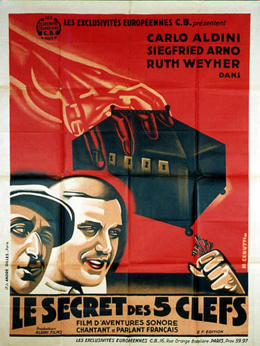 Affiche - SECRET DES CINQ CLEFS (le) - 120x160cm