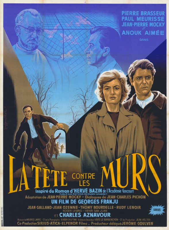 Repro 30x40cm - TETE CONTRE LES MURS (la) - Française
