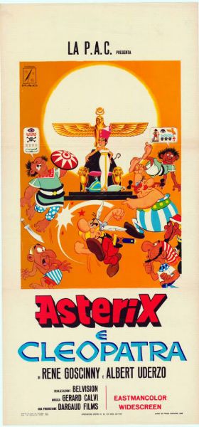 Repro 30x40cm - ASTERIX ET CLEOPATRE - Italienne