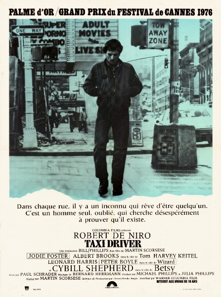Repro 30x40cm - TAXI DRIVER - Française