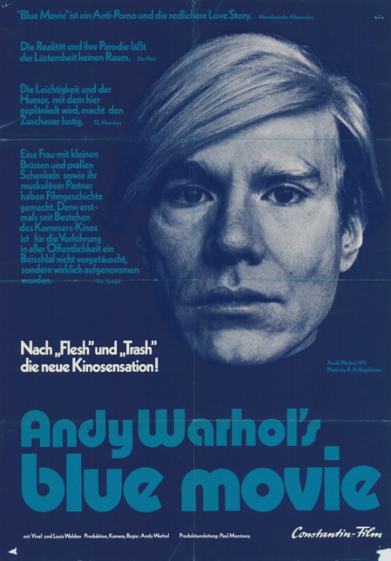Repro 30x40cm - BLUE MOVIE - Allemande
