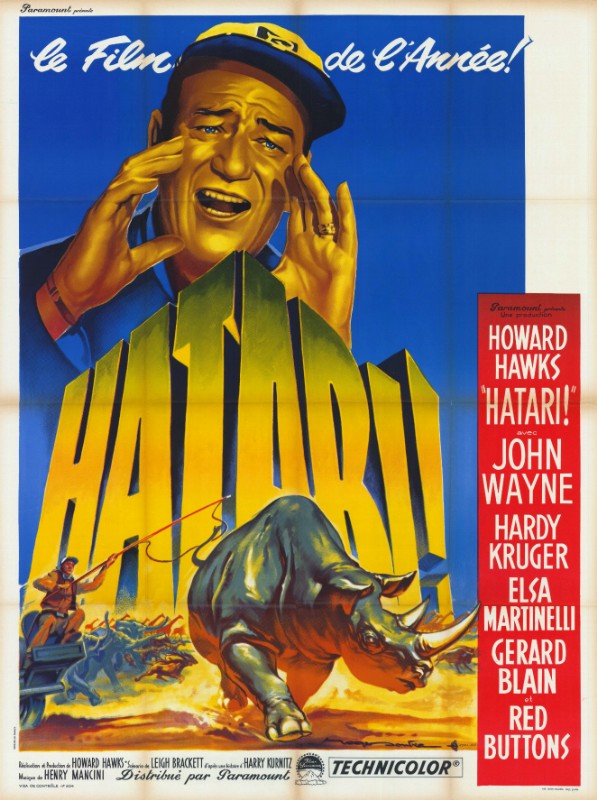 Repro 30x40cm - HATARI - Française B
