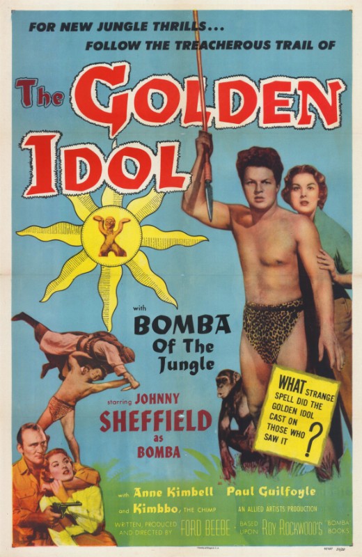 Repro 30x40cm - GOLDEN IDOL (the) - U.S.