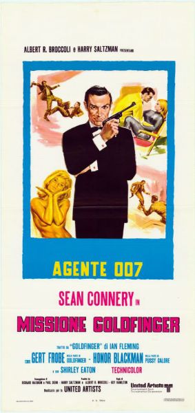 Affiche - GOLDFINGER - Ressortie 33x71cm