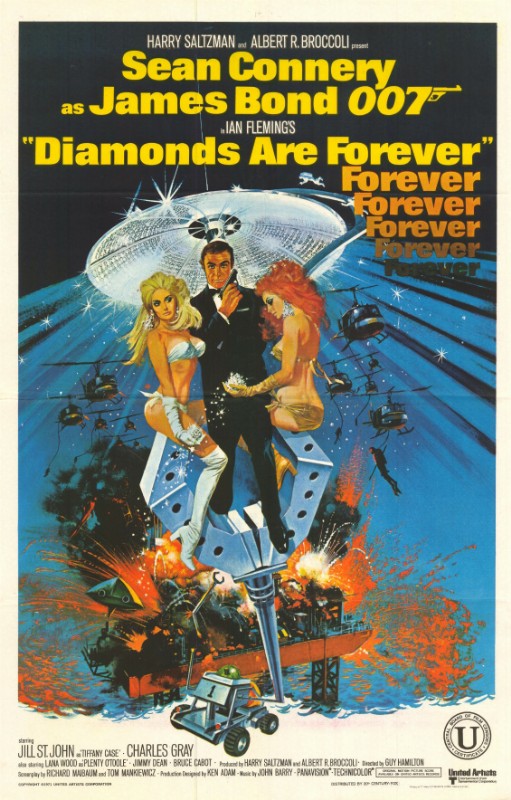 Repro 30x40cm - DIAMANTS SONT ETERNELS (les) - Indienne