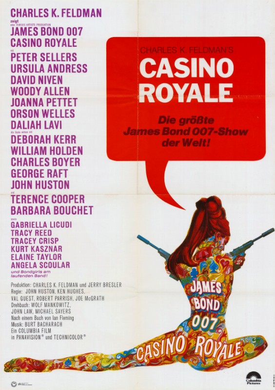 Repro 30x40cm - CASINO ROYALE - Allemande
