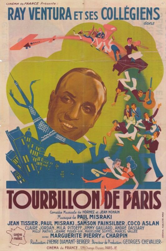 Repro 30x40cm - TOURBILLON DE PARIS - Française