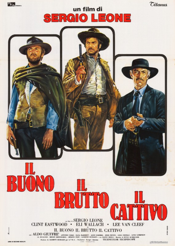 Repro 30x40cm - BON LA BRUTE ET LE TRUAND (le) - Italienne B