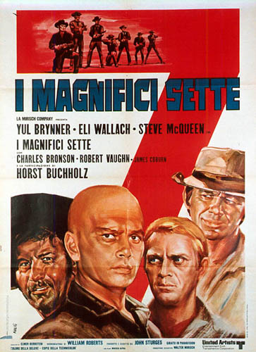 Affiche - SEPT MERCENAIRES (les) - Ressortie 100x140cm