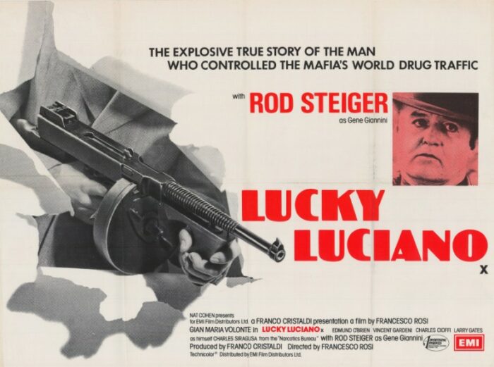 Repro 30x40cm - LUCKY LUCIANO - Anglaise