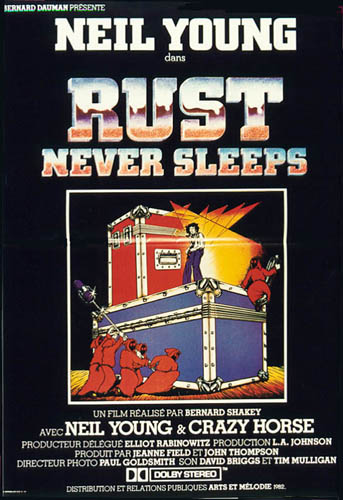 Affiche - RUST NEVER SLEEPS - 120x160cm