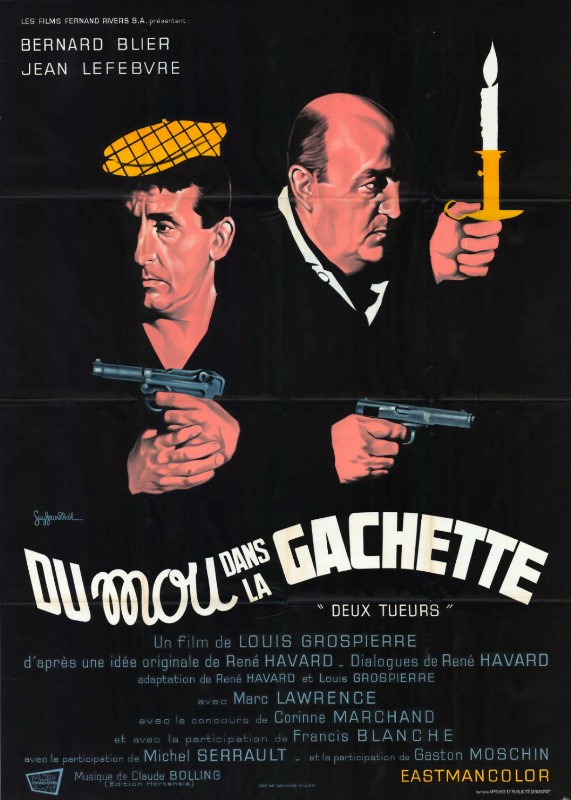 Repro 30x40cm - DU MOU DANS LA GACHETTE - Française B