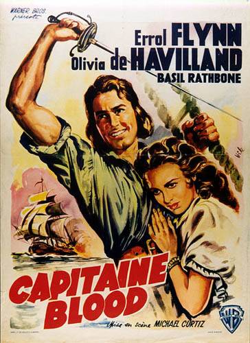 Repro 30x40cm - CAPITAINE BLOOD - Belge