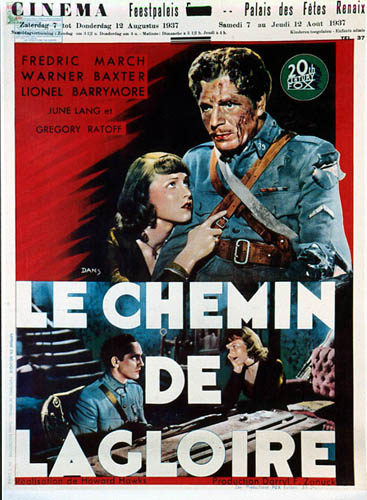 Repro 30x40cm - CHEMIN DE LA GLOIRE (le) - Belge