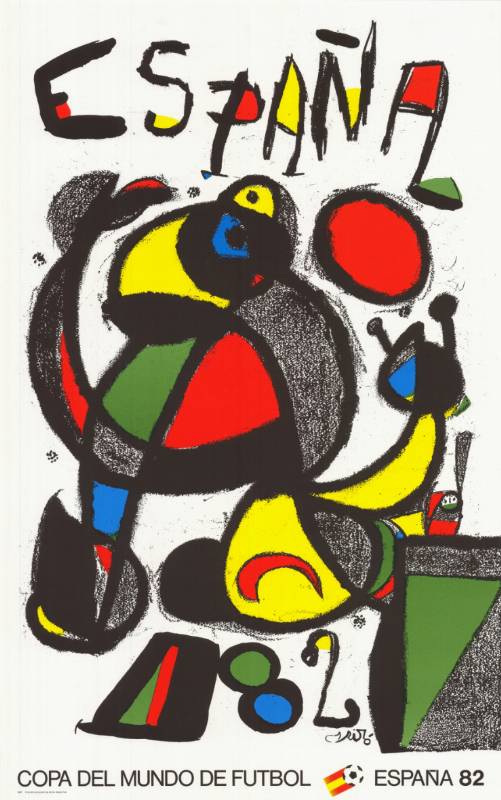 COUPE DU MONDE DE FOOTBALL Espagne par Miro