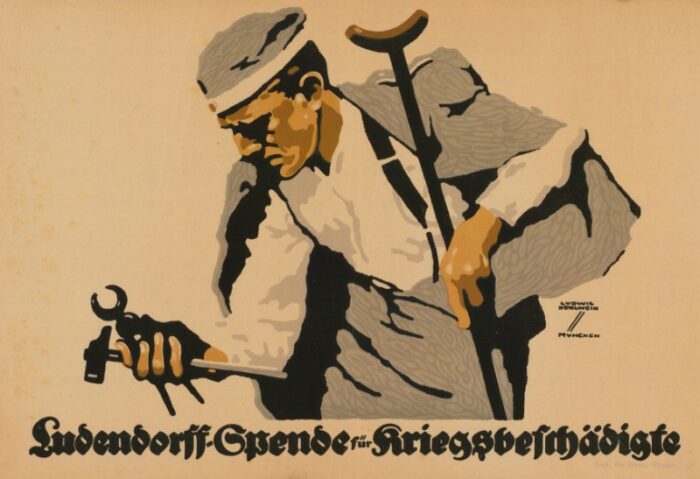LUDENDORFF-OPENDE FUR KRIEGSBEFCHADIGFE