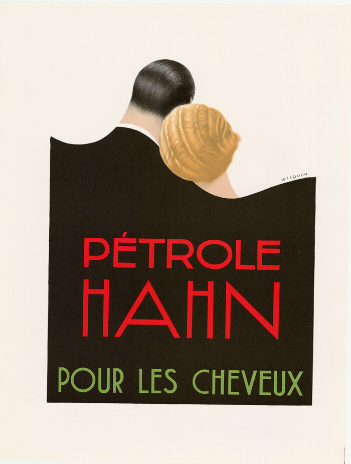 PETROLE HAHN POUR LES CHEVEUX. Tirage années 80 par WILQUIN