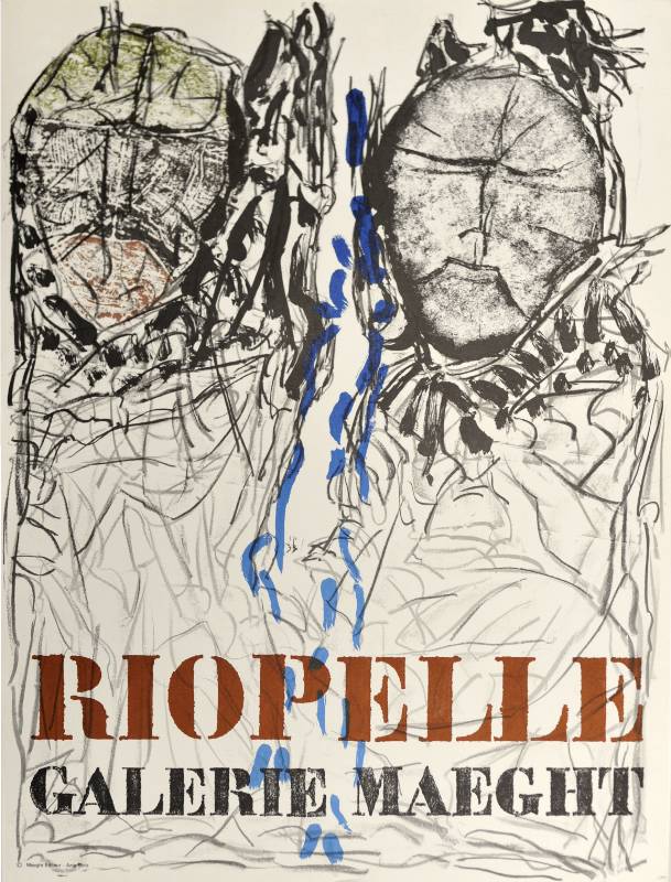 GALERIE MAEGHT. EXPOSITION RIOPELLE. Masques